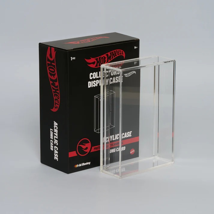 Hot Wheels Collectors Acrylic Display Case Long Card