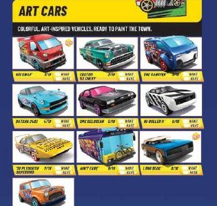 HW Art Cars